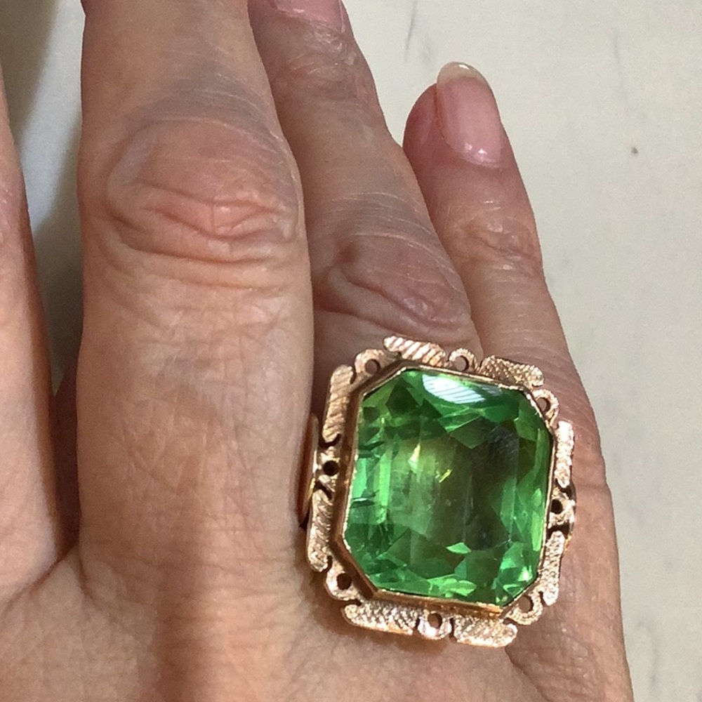 Antique Ring &Earrings Rose Gold